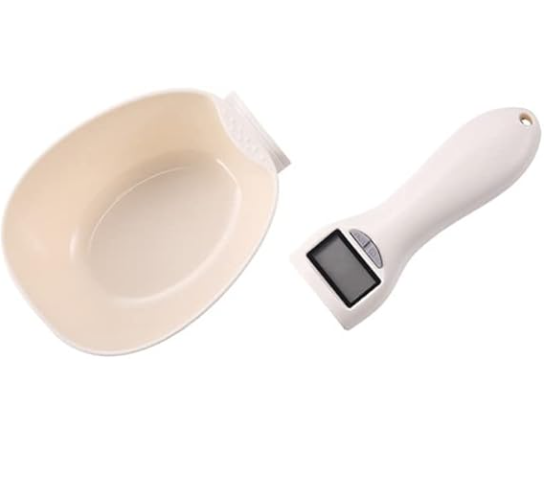 Removable Measuring Sauce Spoons Mini Kitchen Measuring Spoon Kitchen Food Weight Volume Display Measure Tools Accessories (White from KSA)
