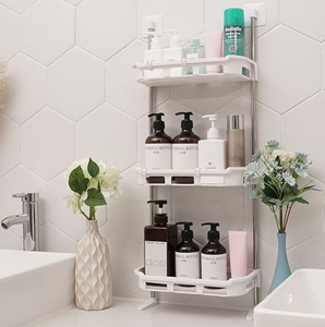 3 Tier Multifunctional Kitchen & Bathroom Wall Hanging Storage Rack
