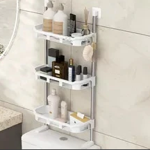 3 Tier Multifunctional Kitchen & Bathroom Wall Hanging Storage Rack